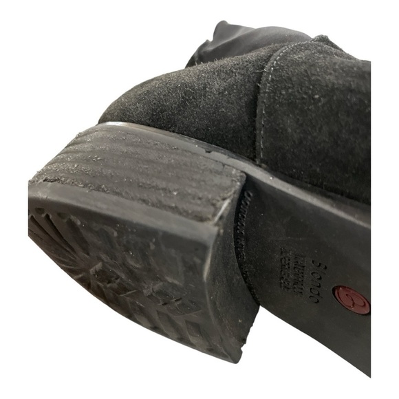 Blondo 'Eden' Over the Knee Waterproof Stretch Boot Black Suede size 8M - Picture 10 of 11